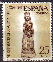 z vendido ESPAÑA 1964 1615 Sello Reconquista de Jerez usado Espana Spain Espagne Spagna Spanje Spanien 